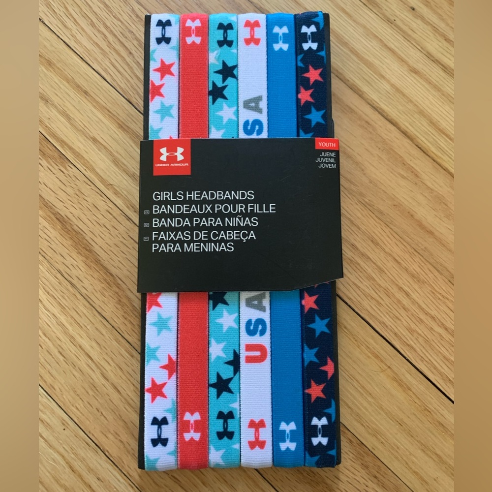 NWT Under Armour Girls Graphic Headband
